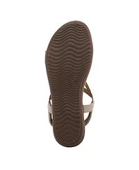 Patrizia Women's Volcanic T-Strap with Wooden Bead Accent
