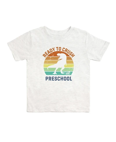 Sweet Wink Toddler Boys Ready to Crush Preschool Short Sleeve T-Shirt