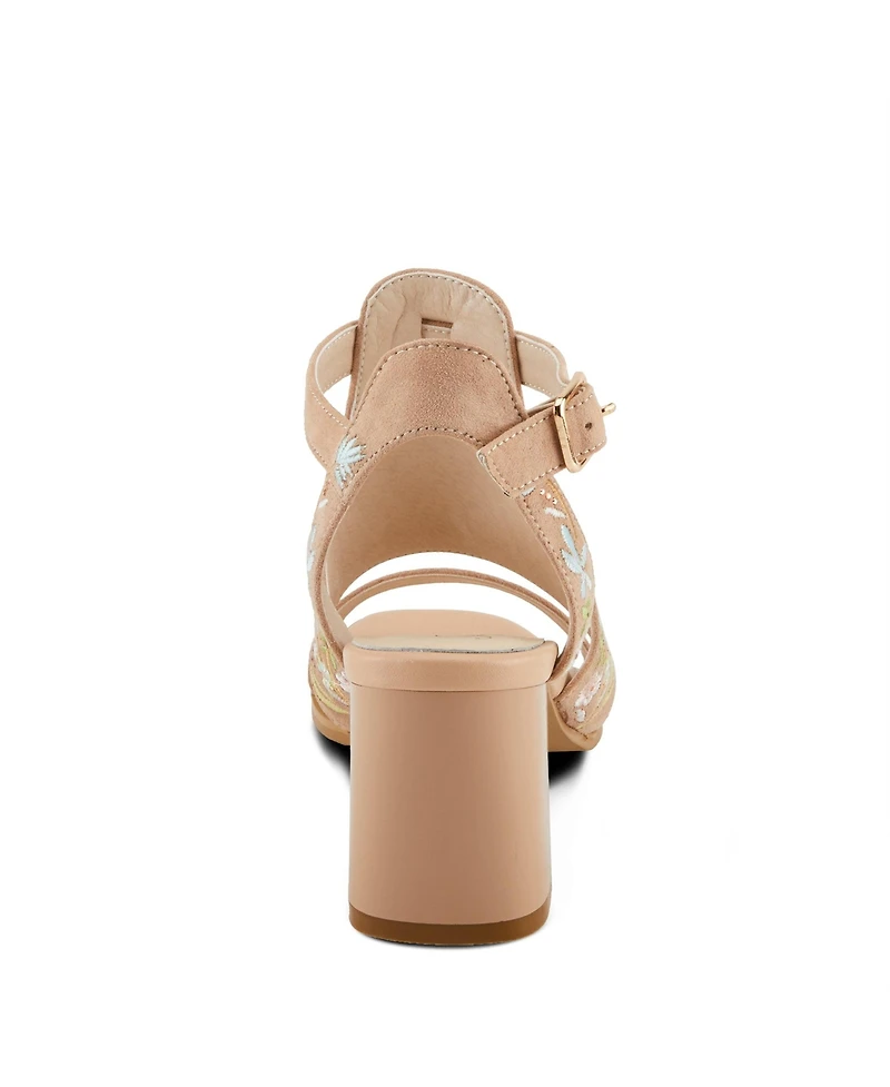 Azura Romantic Women's Pump with Genuine Leather Upper