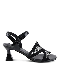 Azura Decorous Women's Ankle Strap with Suede Upper
