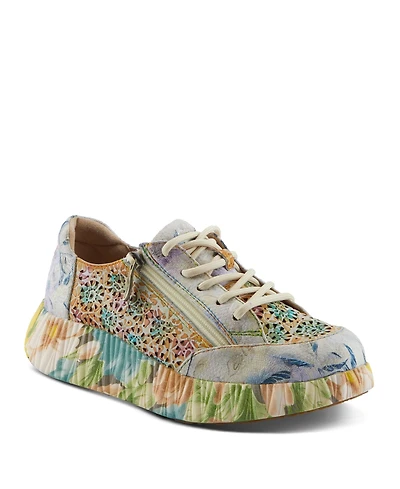 L'Artiste Women's Bloomington Sneaker with Leather Upper