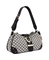 True Religion Multi-Strap Denim Shoulder Bag
