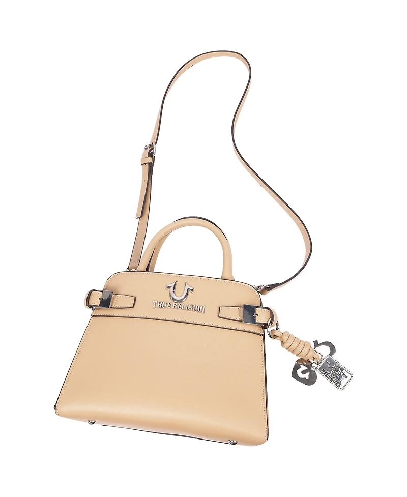 True Religion Multi-Strap Denim Shoulder Bag