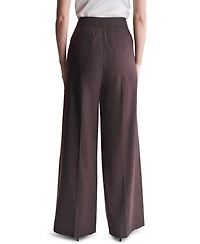 Bcbg Women's High-Rise Wide-Leg Full-Length Pants