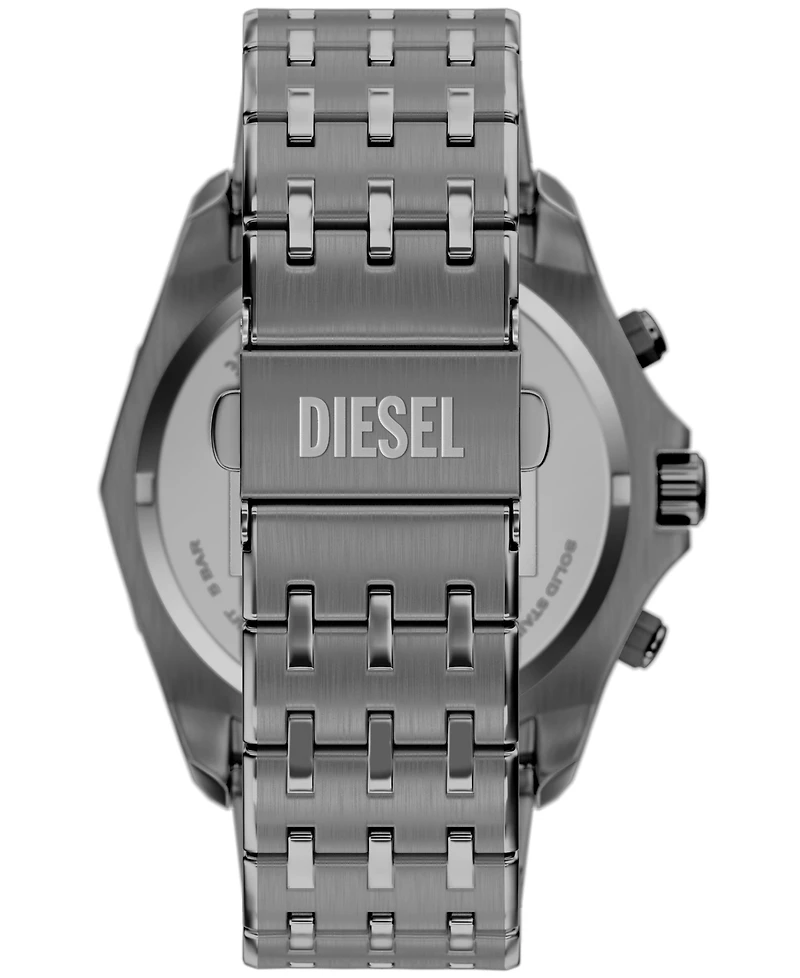 Diesel Men's Stinger Quartz Chronograph Gunmetal Stainless Steel Watch 46mm
