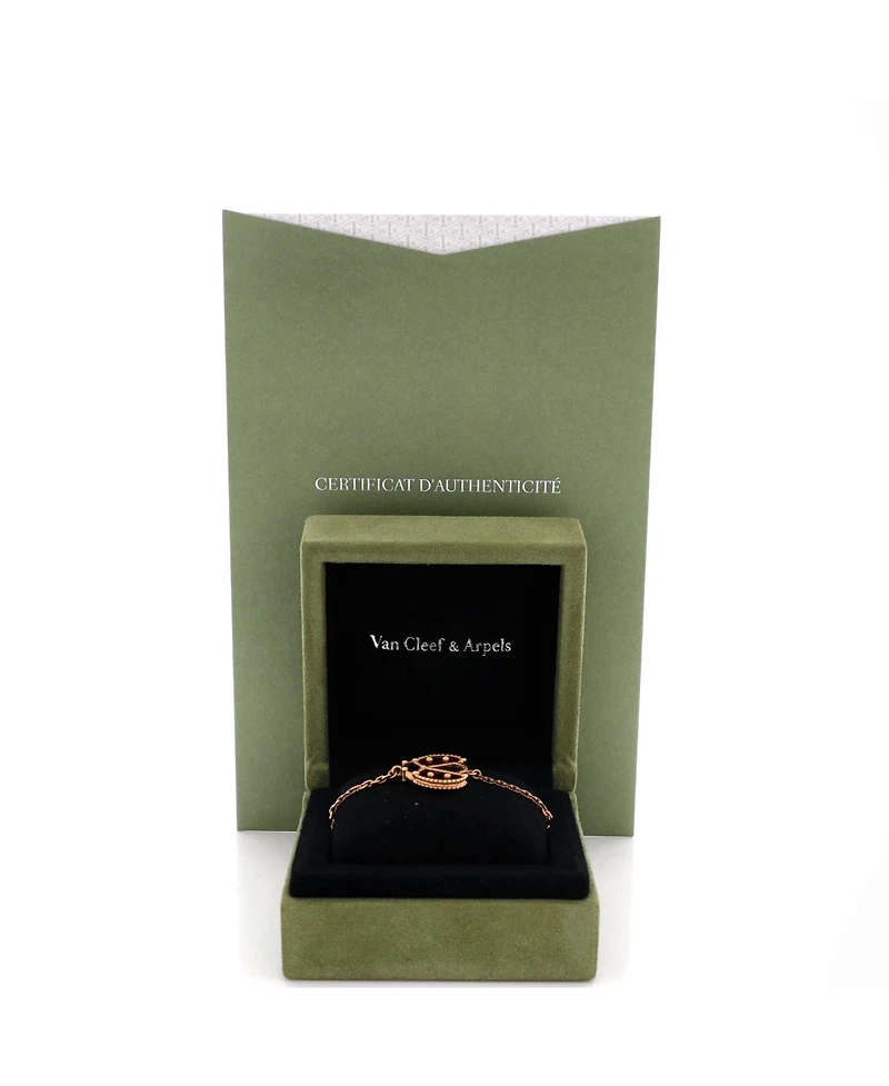 Pre-Owned Van Cleef & Arpels Lucky Spring Open Wings Ladybug Bracelet