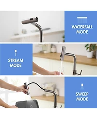 Phying Touchless Kitchen Faucet, Hands Free Automatic Smart Kitchen Faucet, Stainless Steel Touchless Kitchen Faucet