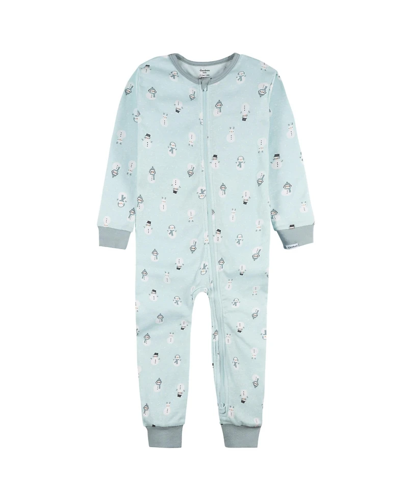 Gerber Baby Boys 12M -18M 2-Pack Snug Fitting Footless Pajamas