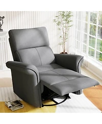 Streamdale Furniture 270degree Swivel Rocker Recliner Chair for Nursery and Living Room