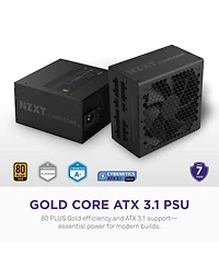 Nzxt C1000 Core 1000W Fully-Modular Atx 3.1 Power Supply Unit Compatible with Amd and Nvidia Graphics Cards