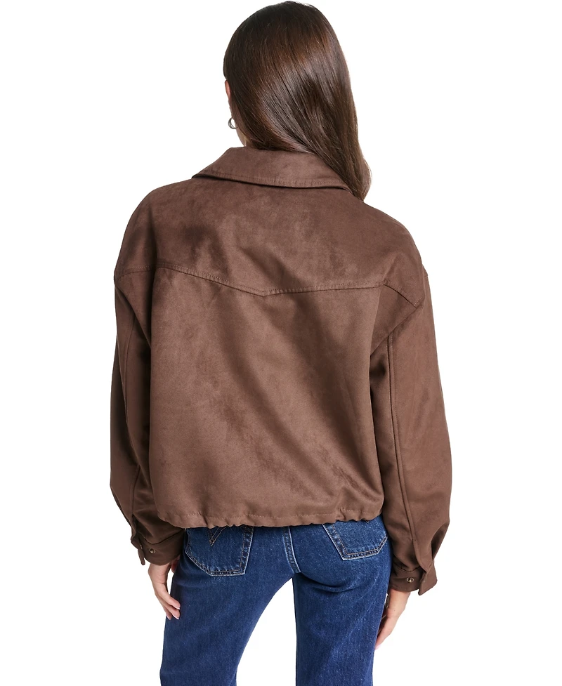Levi's Women's Western Yoke Bubble Hem Collared Jacket