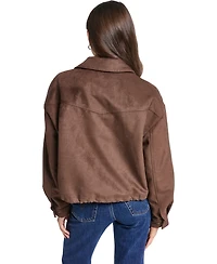 Levi's Women's Western Yoke Bubble Hem Collared Jacket