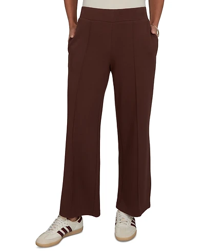 Ruby Rd. Petite Pull-On Wide-Leg Knit Pants