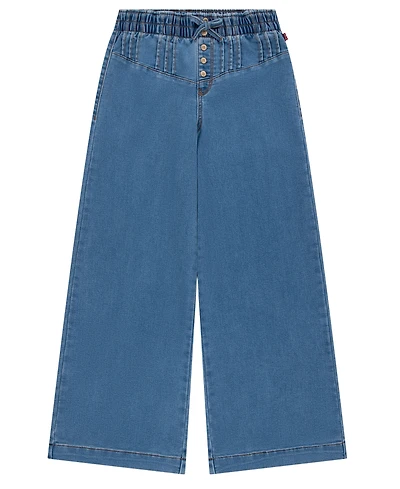 Levi's Girls 7-16 Pull On Pintuck Wide Dobby Pants