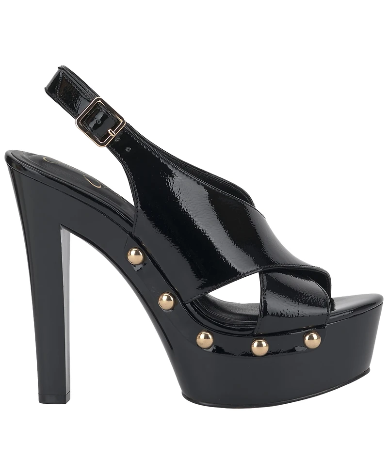 Jessica Simpson Women's Caulira Crossband Platform Sandals