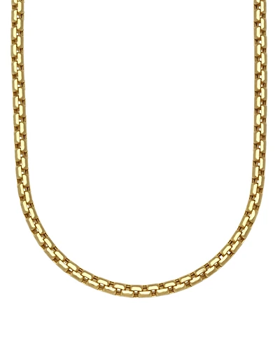 Macy's Diamond-Cut Box Chain 26" Necklace in 10k Yellow Gold