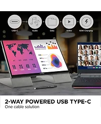 ViewSonic TD1656-2K 16" Ips Wqxga 60Hz Touchscreen Portable Monitor