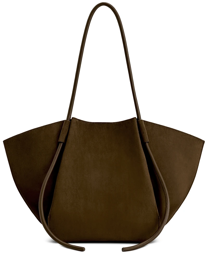 Jw Pei Nala Wide Suede Fabric Large Tote Handbag