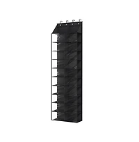 homfan Door Hanging Organizer – 10 Levels, 20 Deep Mesh Pockets – Dustproof, Space-Saving – for Closet and Kitchen Storage