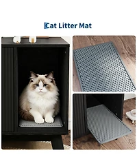homfan Cat Litter Box Enclosure End Table