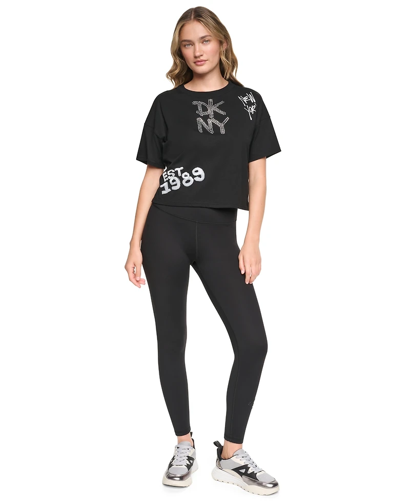 Dkny Sport Women's Graffiti Logo T-Shirt