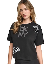 Dkny Sport Women's Graffiti Logo T-Shirt