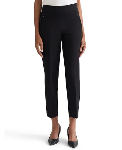 Jones New York Women's High-Rise Pull-On Ankle Pants