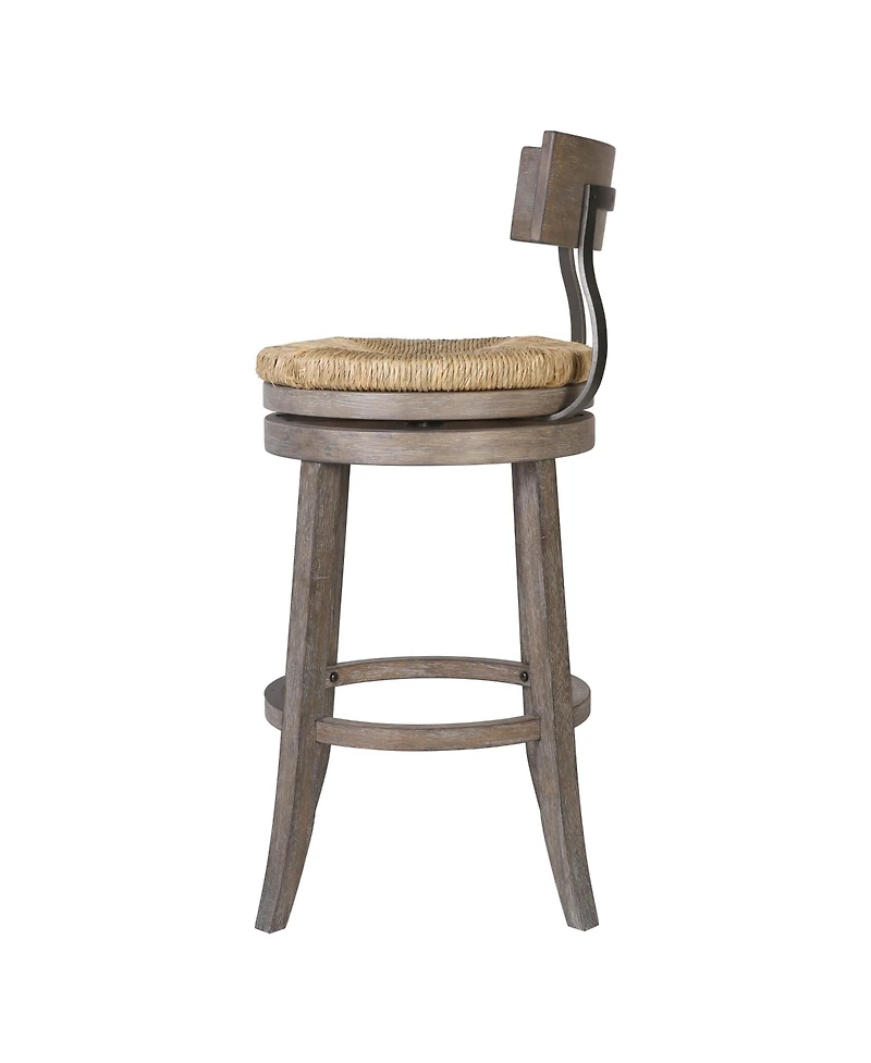 Clihome 1 Piece 31-Inch Counter Height Solid Wood Frame Bar Stool