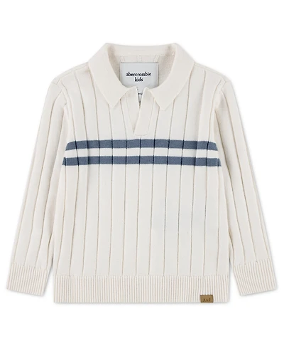 abercrombie kids Toddler Boys' 2T-4T Long-Sleeve Johnny Chest Stripe Sweater