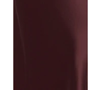 Xscape Women's Satin Lace Combination Halter Gown