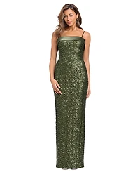 Xscape Women's Sequin Satin Combination Gown