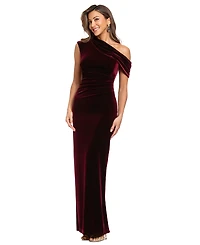 Xscape Women's Velvet Off-the-Shoulder Gown