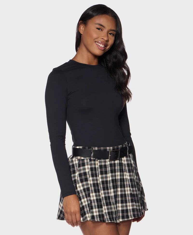 Alex & Sophia Juniors' Crewneck Dress
