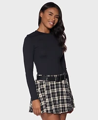 Alex & Sophia Juniors' Crewneck Dress