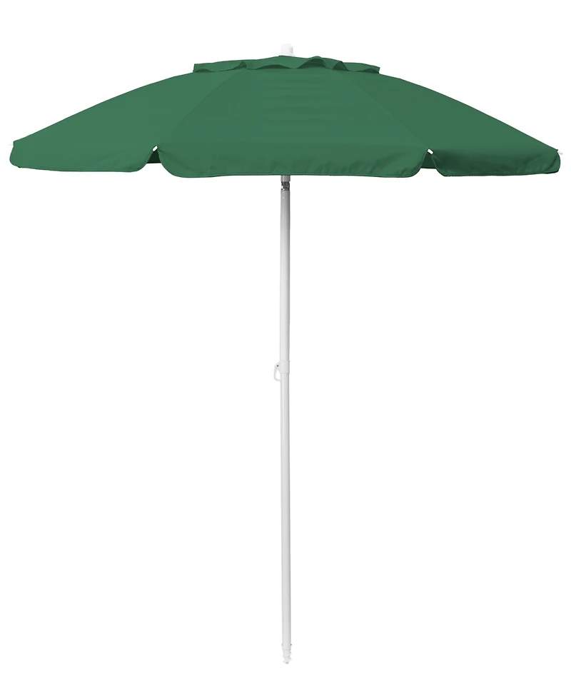 Oniva by Picnic Time 5.5 Portable Beach Hunter Green Umbrella