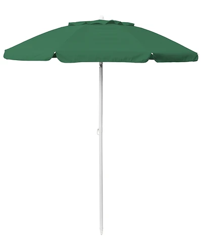 Oniva by Picnic Time 5.5 Portable Beach Hunter Green Umbrella