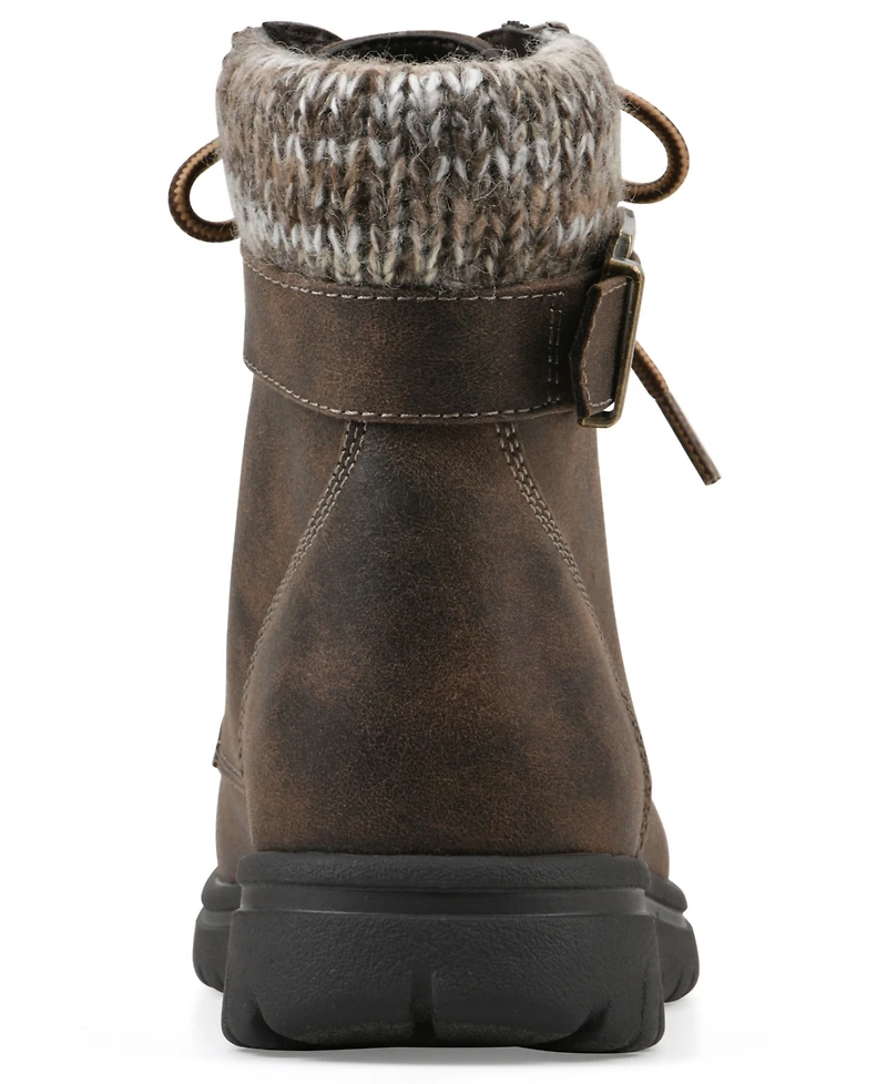 Cliffs by White Mountain Women's Hearten 2 Hiker Lace-Up Booties