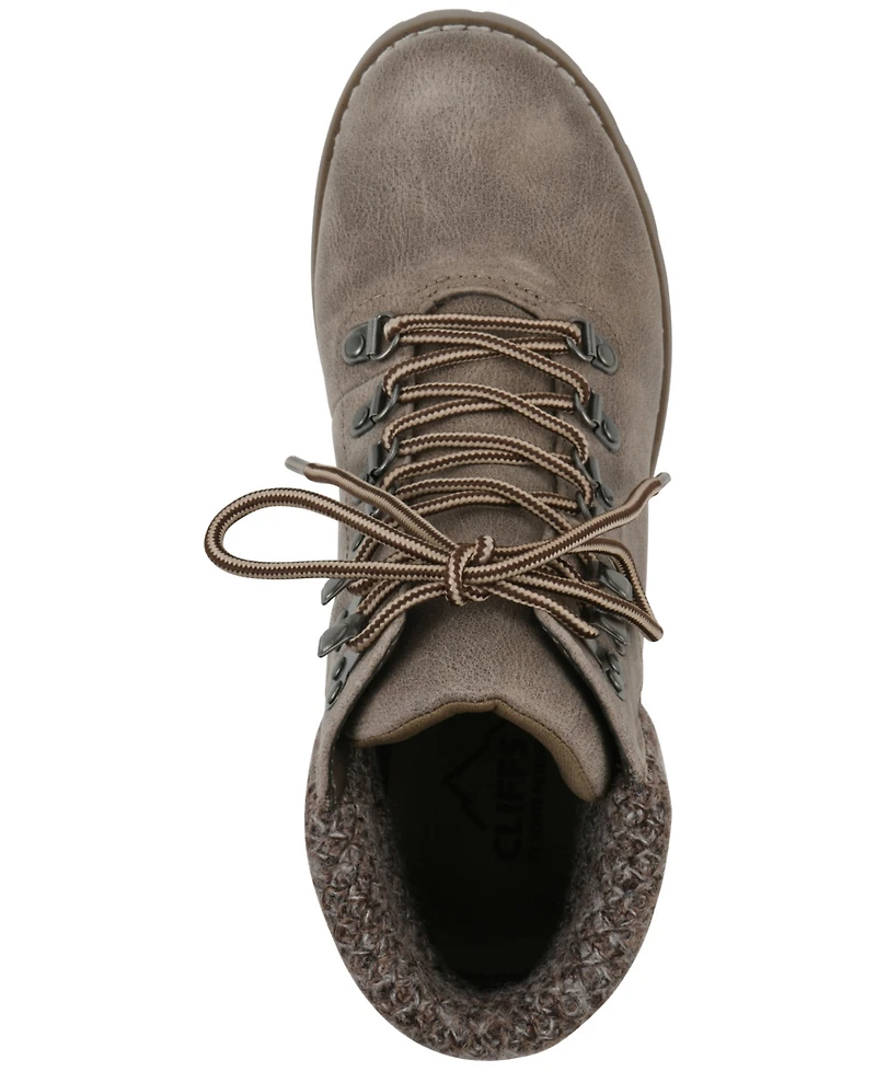 Cliffs by White Mountain Women's Pathfield Lace-Up Booties