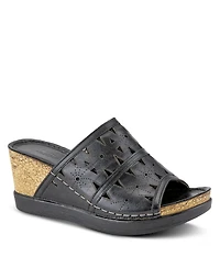 Spring Step Women's Fusawedge Slip-On Sandal with Cork Sole