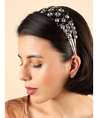Sohi Stones Gold Plated Hairband