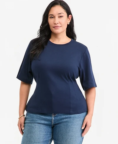 On 34th Plus Tie-Back Top, Macy's Exclusive