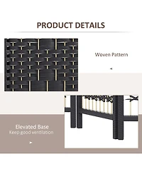 Homcom Panel Room Divider, Folding Screen, 5.6