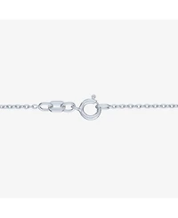 Diamond Double Heart Pendant Necklace in Sterling Silver and 14k Rose Gold (1/10 ct. t.w.)