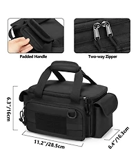 Xdovet Small Tool Bag Padded Bottom Multi-functional Work Tote Repairman Electrician Carpenter Handyman