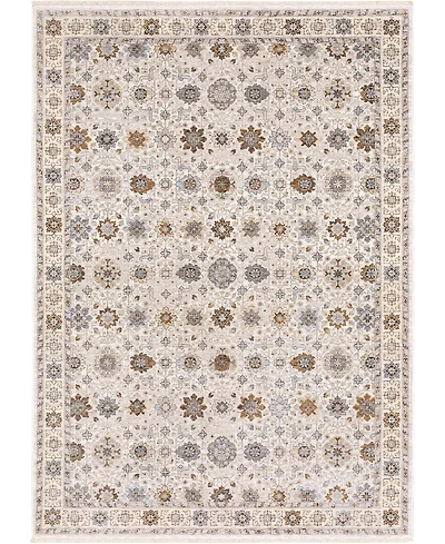 Oriental Weavers Maharaja 71W Ivory and Gold 2' x 3' Area Rug