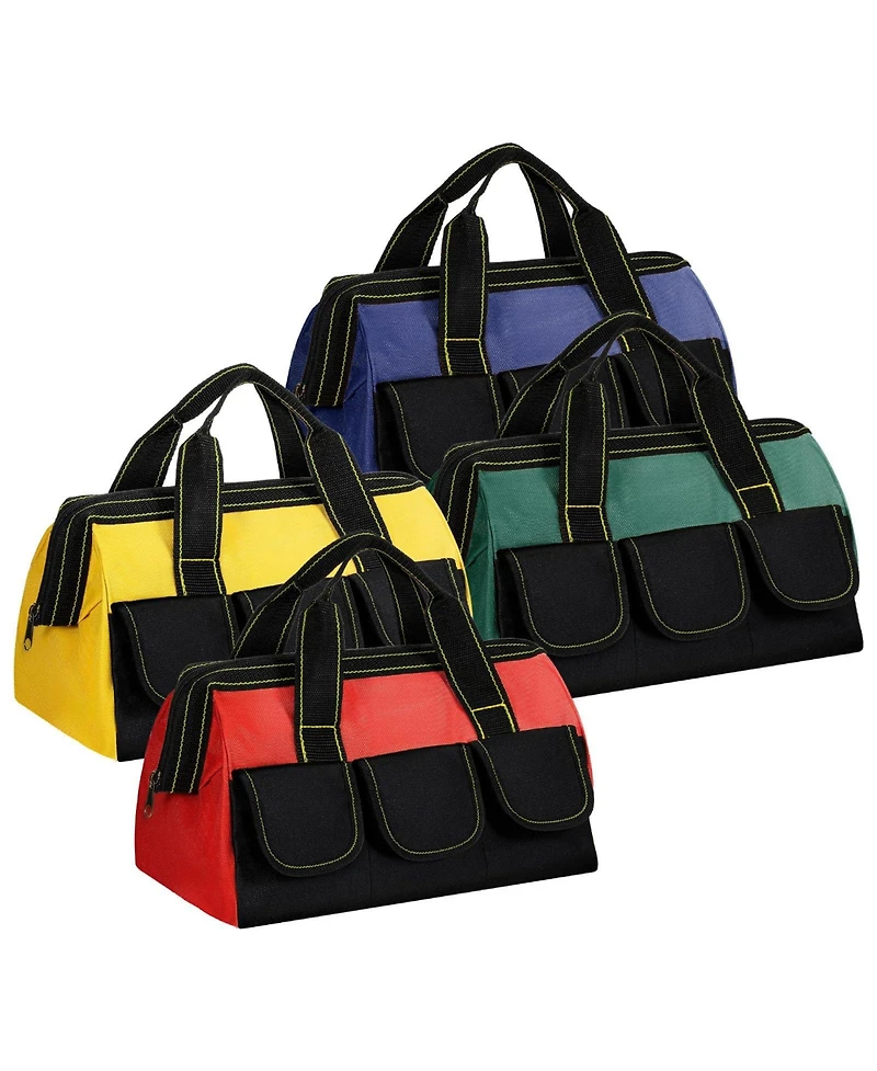 Xdovet Tool Bag Heavy Duty Tote Multi Pockets Organizer Work Electrician Carpenter Mechanic