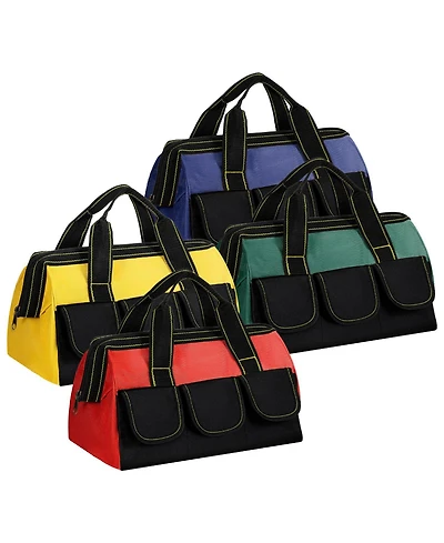 Xdovet Tool Bag Heavy Duty Tote Multi Pockets Organizer Work Electrician Carpenter Mechanic