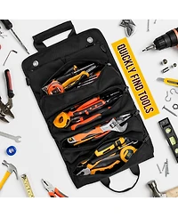 Xdovet Tool Bag Organizer Roll Up Mechanic Electrician Hobbyist Car