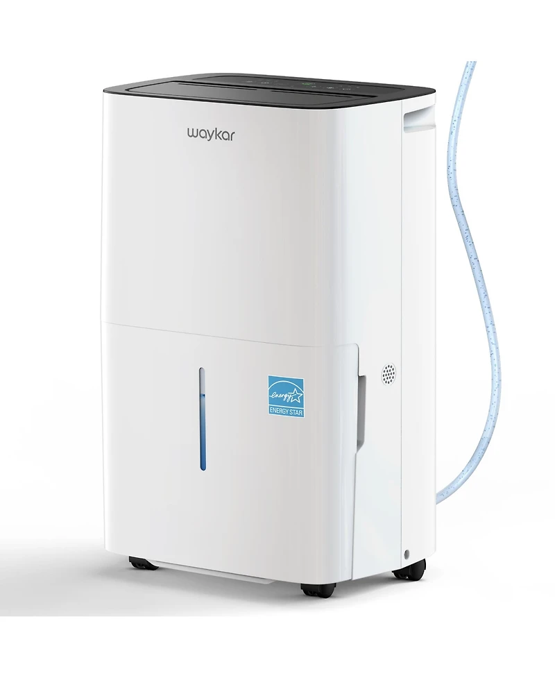 Waykar 150 Pint Energy Star Dehumidifier with Pump, up to 7500 Sq.Ft for Home Basement