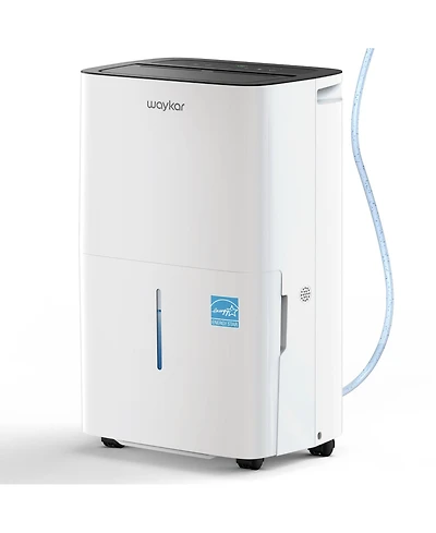 Waykar 150 Pint Energy Star Dehumidifier with Pump, up to 7500 Sq.Ft for Home Basement